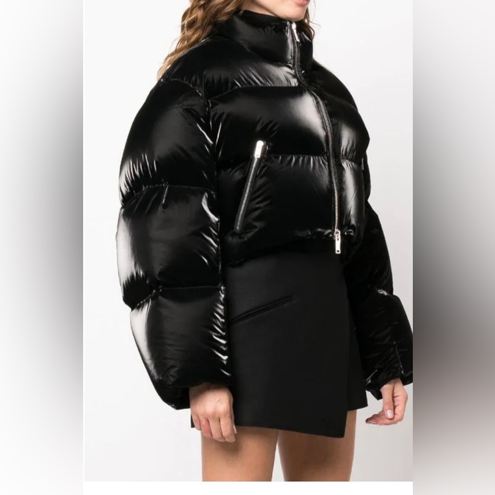Khaite Fulman cropped puffer jacket black M Medium New with tags